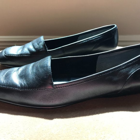 Enzo Angiolini Shoes - Enzo Angiolini black leather flats size 7 1/2